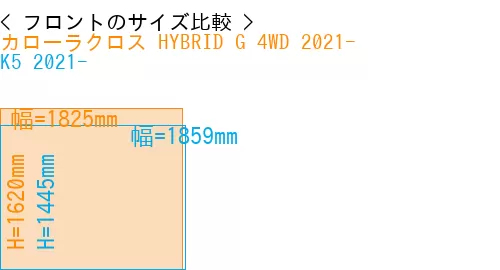 #カローラクロス HYBRID G 4WD 2021- + K5 2021-